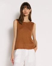 Load image into Gallery viewer, Little Lies Olivia Trim Tank - Terracotta