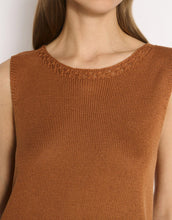 Load image into Gallery viewer, Little Lies Olivia Trim Tank - Terracotta
