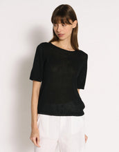 Load image into Gallery viewer, Little Lies Olivia Trim Tee - Black