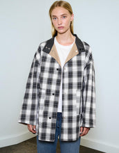 Load image into Gallery viewer, Little Lies Ryan Reversible Parka - Camel/Black Check