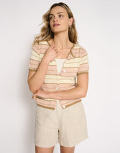 Load image into Gallery viewer, Little Lies Sol Stripe Knit Cardi - Dusty Pink