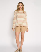 Load image into Gallery viewer, Little Lies Sol Stripe Knit Top - Dusty Pink