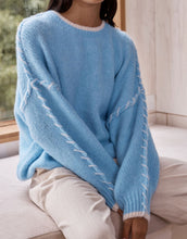 Load image into Gallery viewer, Little Lies Stitch Detail Jumper - Blue