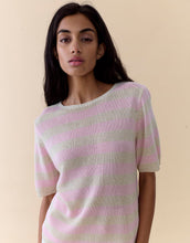 Load image into Gallery viewer, Little Lies Striped Summer Tee - Pink Stripe