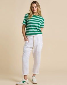 Little Lies Tilly Tee - Pale Blue/Green