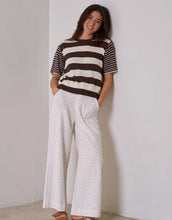 Load image into Gallery viewer, VL Bruno Knit - Chocolate/White Stripe