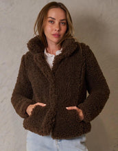 Load image into Gallery viewer, Fluffy Bailey Jacket - Chocolate