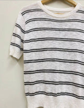 Load image into Gallery viewer, VL Martini Knit - White/Bottle Stripe