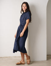 Load image into Gallery viewer, VL Salerno Short Sleeve Dress - Midnight Blue