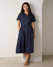 Load image into Gallery viewer, VL Salerno Short Sleeve Dress - Midnight Blue