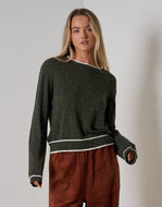 VL Nadia Knit Top - Khaki
