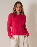 VL Nadia Knit Top - Raspberry