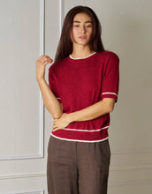 Load image into Gallery viewer, VL Nora Knit Top - Wine