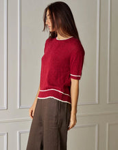 Load image into Gallery viewer, VL Nora Knit Top - Wine