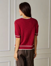 Load image into Gallery viewer, VL Nora Knit Top - Wine