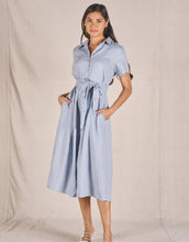 Load image into Gallery viewer, VL Salerno Short Sleeve Dress - Cloud