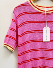 Load image into Gallery viewer, VL Texas Knit Tee - Pink Stripe