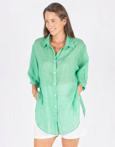Worthier Athena Shirt - Spring Green