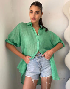 Worthier Athena Shirt - Spring Green