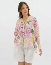 Load image into Gallery viewer, Worthier Blooms Linen Top