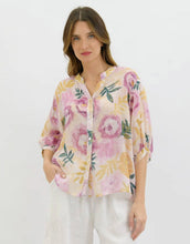 Load image into Gallery viewer, Worthier Blooms Linen Top