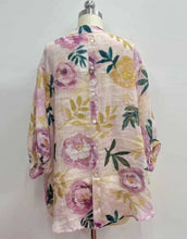Load image into Gallery viewer, Worthier Blooms Linen Top