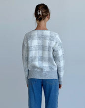 Load image into Gallery viewer, worthier-grey-check-sweater-womens-clothing-australia