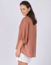 Load image into Gallery viewer, worthier-linen-shirt-clay-womens-clothing-australia