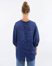 Load image into Gallery viewer, Worthier Linen Shirt - Navy