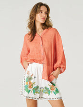 Load image into Gallery viewer, worthier-linen-shirt-orange-womens-clothing-australia