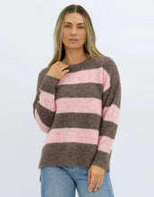 Load image into Gallery viewer, Worthier Mika Knit Jumper - Dark Plum/Pink