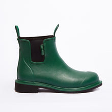 Load image into Gallery viewer, Merry People Bobbi Gumboots - Alpine Green &amp; Black