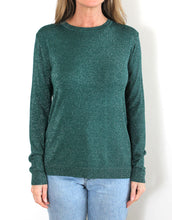 Load image into Gallery viewer, Frankies Long Sleeve Lurex Top - Forest