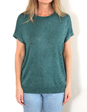 Load image into Gallery viewer, Frankies Lurex Tee - Forest