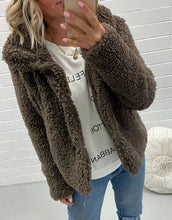 Load image into Gallery viewer, Bailey Fluffy Jacket - Chocolate | Indigo Boutique Australia