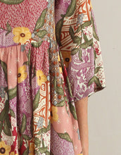 Load image into Gallery viewer, Evie Dress - Mt. Fuji Pink Print