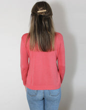 Load image into Gallery viewer, Frankies Long Sleeve Lurex Top - Coral