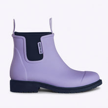 Load image into Gallery viewer, Merry People Bobbi Gumboots - Lavender &amp; Navy